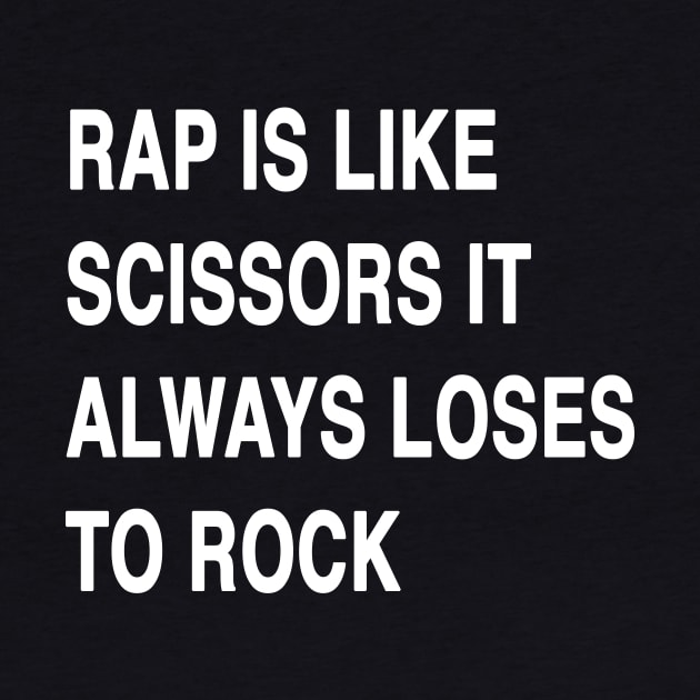 Rap is like scissors by TheCosmicTradingPost